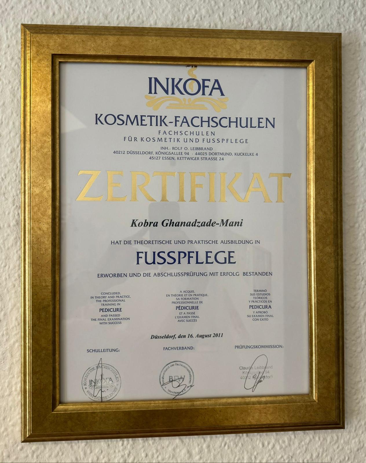 zertifikat